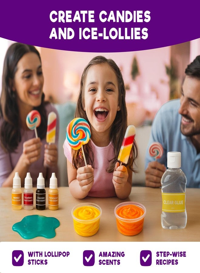 EINSTEIN BOX Ultimate Slime Kit and Slime Set for Boys & Girls | Slime for Kids | Toys & Gifts for Kids | Monster, Unicorn, Ice-Cream, Crystal Slime Kit | Birthday Gifts and Toys for Boys and Girls - Image 3