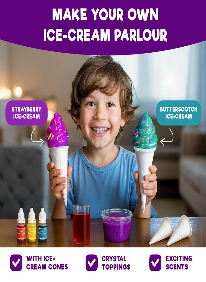 EINSTEIN BOX Ultimate Slime Kit and Slime Set for Boys & Girls | Slime for Kids | Toys & Gifts for Kids | Monster, Unicorn, Ice-Cream, Crystal Slime Kit | Birthday Gifts and Toys for Boys and Girls - Image 4