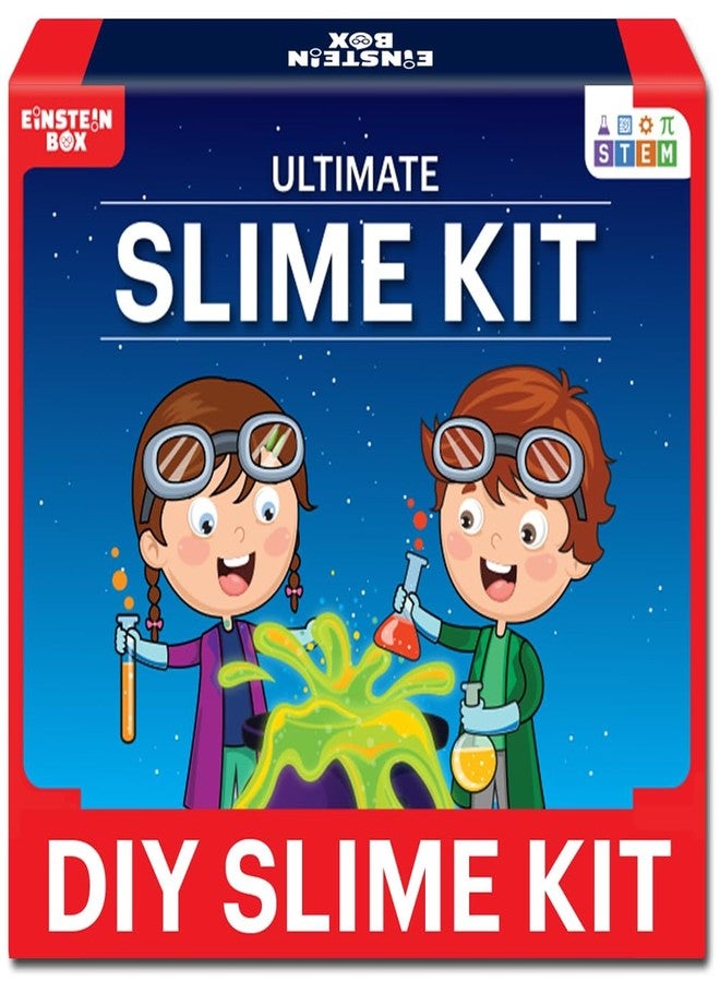 EINSTEIN BOX Ultimate Slime Kit and Slime Set for Boys & Girls | Slime for Kids | Toys & Gifts for Kids | Monster, Unicorn, Ice-Cream, Crystal Slime Kit | Birthday Gifts and Toys for Boys and Girls - Image 1