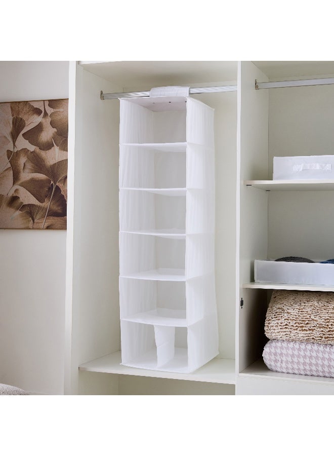 Home Box Novel Storage with 7-Compartment Hanging Organizer 35 x 45 x 125 cm  - Image 3