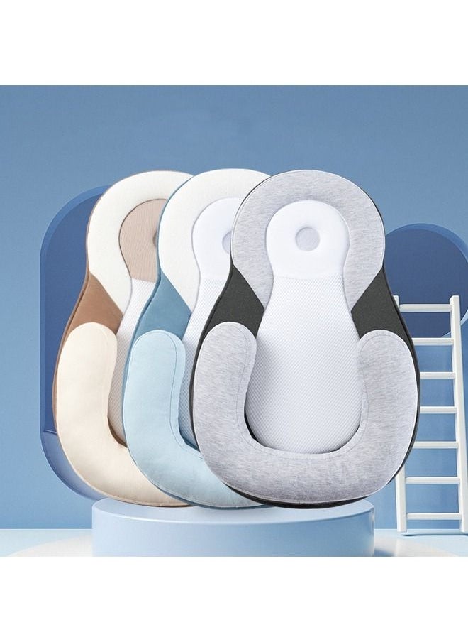 WEMART - Baby Correction Anti Deviation Head Pillow Side Sleeping Pillow Positioning Pillow Blue - Image 1