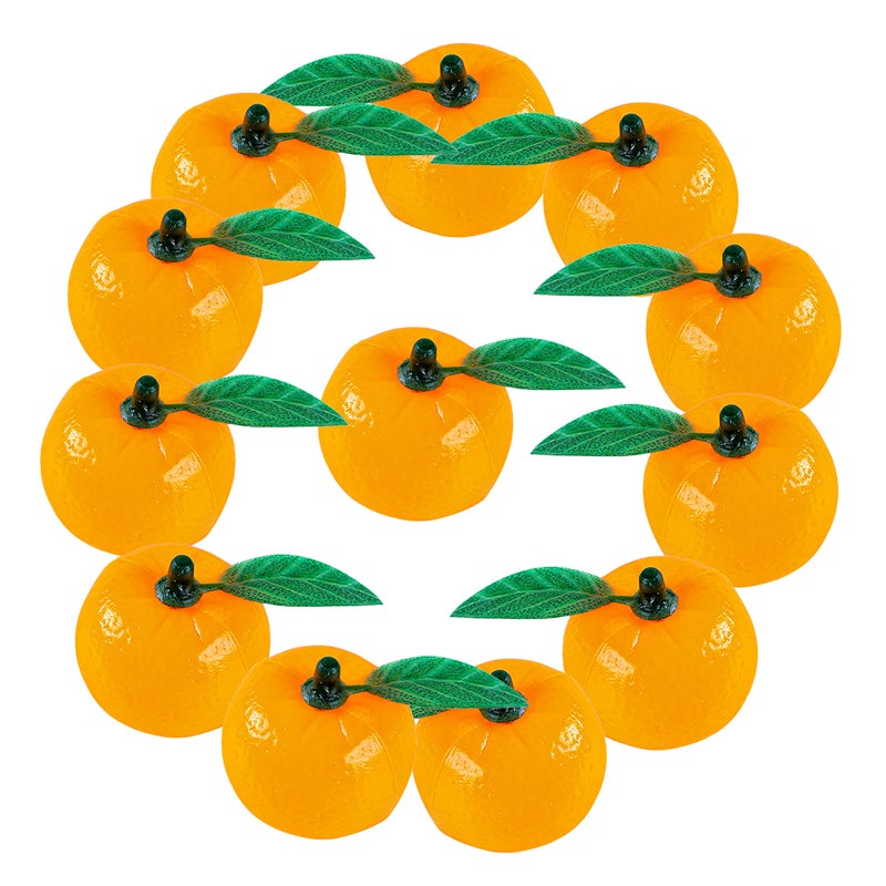 30pcs Simulation Fruit Model Fake Oranges Models Realistic Fruits Decoration Photo Props - Image 1