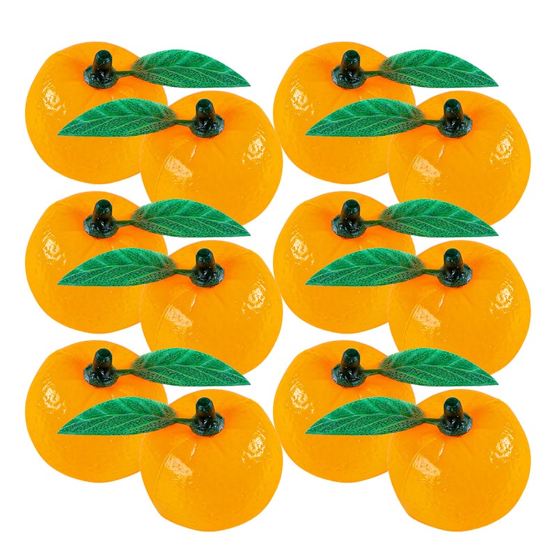 30pcs Simulation Fruit Model Fake Oranges Models Realistic Fruits Decoration Photo Props - Image 5