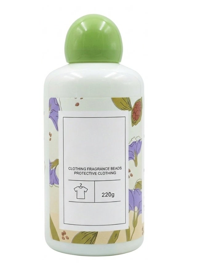 حبيبات غسيل معطرة للملابس 220 غرام – خرز معطر لإزالة الروائح الكريهة وتنعيم الملابس – رائحة الفواكه ، رائحة تدوم طويلًا لجميع أنواع الغسيل، للملابس اليومية، المناشف، أغطية الأسرة والملابس الرياضية - Image 1