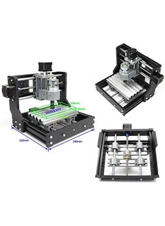 توبليو CNC 1610 PRO 3 محاور تحكم GRBL مجموعة آلة ماكينة CNC مصغرة مع وحدة تحكم خارجية و 14 قطعة من الأقلام ER11 آلة نحت وطحن CNC لقص الخشب والبلاستيك والأكريليك وPVC وPCB  - Image 2