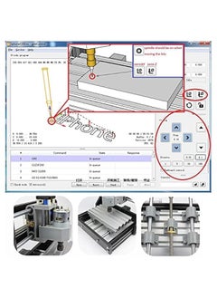 توبليو CNC 1610 PRO 3 محاور تحكم GRBL مجموعة آلة ماكينة CNC مصغرة مع وحدة تحكم خارجية و 14 قطعة من الأقلام ER11 آلة نحت وطحن CNC لقص الخشب والبلاستيك والأكريليك وPVC وPCB  - Image 3