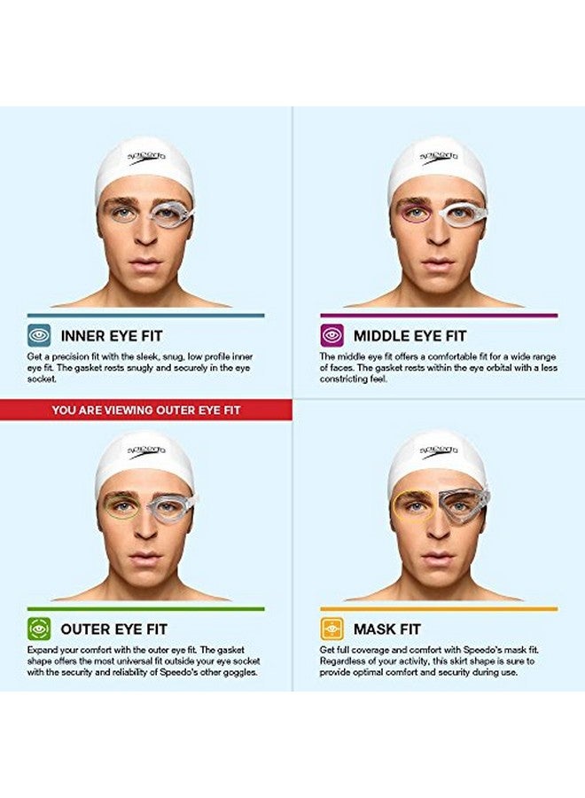 سبيدو نظارات سباحة سبيدو هايدروسبكس للأطفال للجنسين من سن 6 إلى 14 عامًا - Image 3