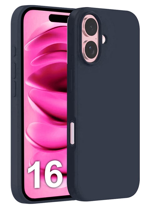 (for iPhone 16) Case, Slim Silicone Case, Full Covered Anti Scratch Shockproof Protective Cover