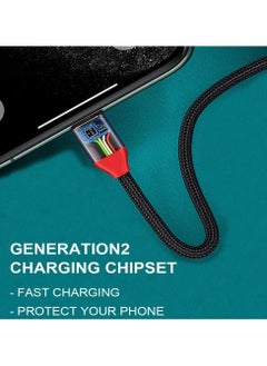 General Multi Charging Cable Magic Box,3 in 1 Portable Braided Charge Cable Fast Charging Cord Compatible with Micro USB/Type-C/i-Products Devices  - Image 5