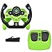 RedCrab Steering Wheels with Brake and Gas Pedals Toy for KidsPretend Driving Seat Toys with Light and MusicSimulated Driving for ToddlersBaby Electric Early Learning Educational Toys Green - Image 2