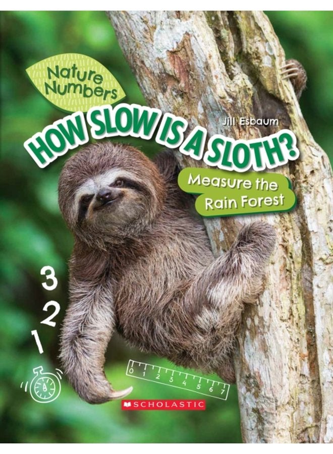 How Slow Is a Sloth Measure the Rainforest Nature Numbers Measure the Rainforest - Hardback