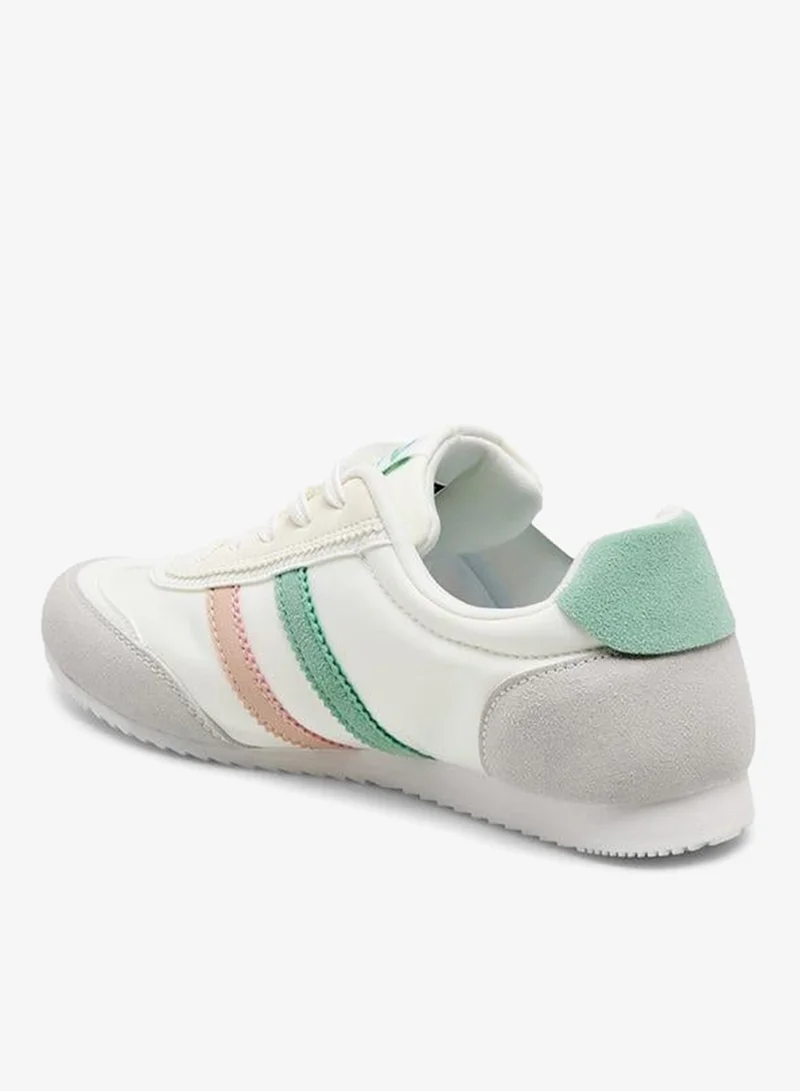Lee Cooper GREEN Women Lace-Up Ankle Sneakers for Women | Best Price UAE