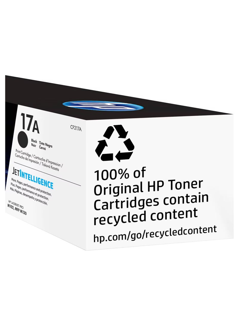 HPE ARUBA HP 17A Black Original LaserJet Toner Cartridge, CF217A - Image 2