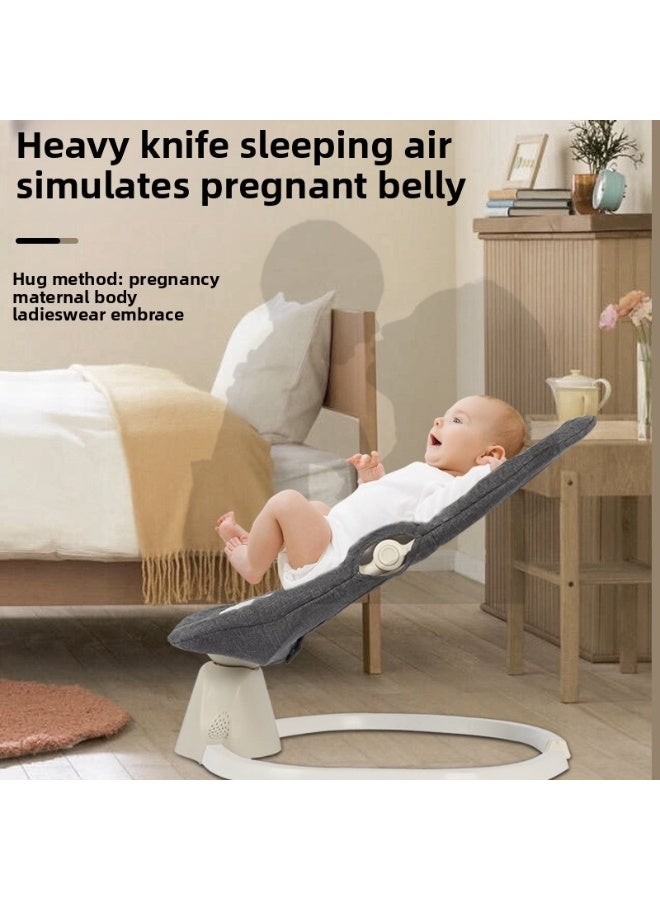 ORiTi كرسي هزاز للأطفال سرير هزاز مهد كرسي هزاز مهد مهد هزاز متعدد الوظائف - أخضر - Image 3