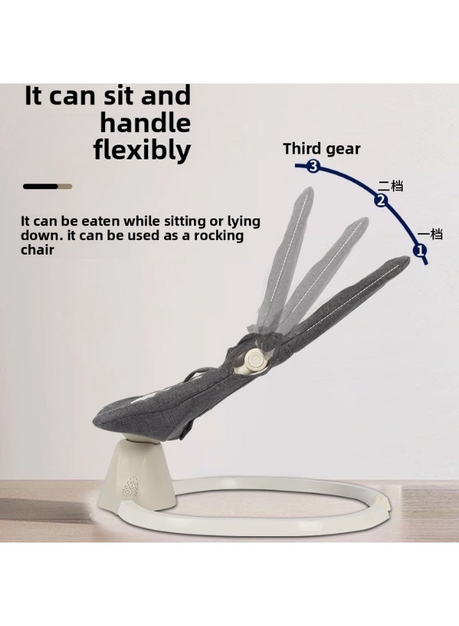 ORiTi كرسي هزاز للأطفال سرير هزاز مهد كرسي هزاز مهد مهد هزاز متعدد الوظائف - أخضر - Image 2