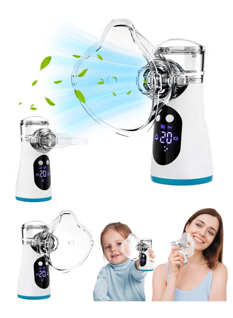 Nebulizer Machine for Adults And Kids Portable Mask, Spacer, Desktop Asthma Compressor And Jet - Image 1