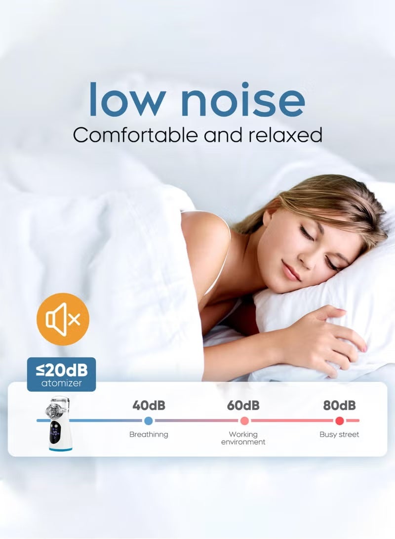 Nebulizer Machine for Adults And Kids Portable Mask, Spacer, Desktop Asthma Compressor And Jet - Image 5
