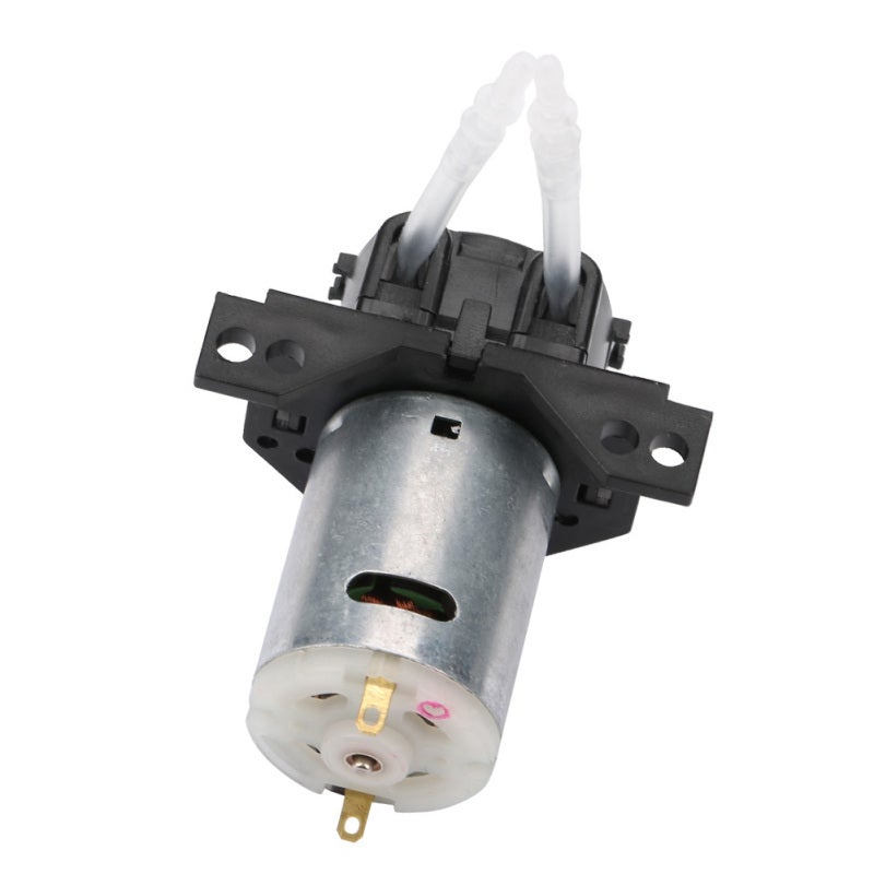 GROTHEN Small Dosing Pump: Black DC12V/DC24V ABS Pump Head - Screw-Clasp-Free Design For Easy Disassembly, CW/CCW Switchable, Self-Priming for Experimental, Biochemical, Pharmaceutical Use - Image 5