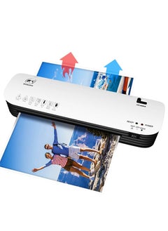 OSMILE SL299 Hot And Cold Laminating Machine, A4 Laminator Machine Hot and Cold Lamination 2 Roller System with ABS Button for Home Office School Supplies  - Image 1