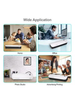 OSMILE SL299 Hot And Cold Laminating Machine, A4 Laminator Machine Hot and Cold Lamination 2 Roller System with ABS Button for Home Office School Supplies  - Image 4