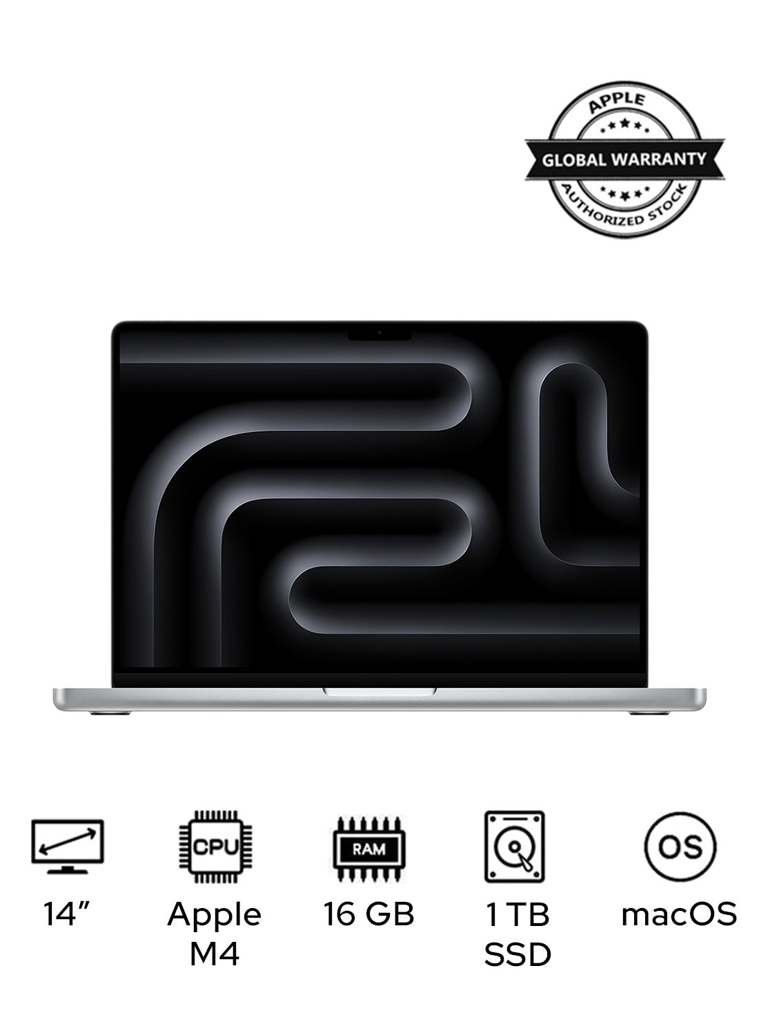 Apple MacBook Pro MCX04 Liquid XDR Retina 14-Inch Display, M4 Chip