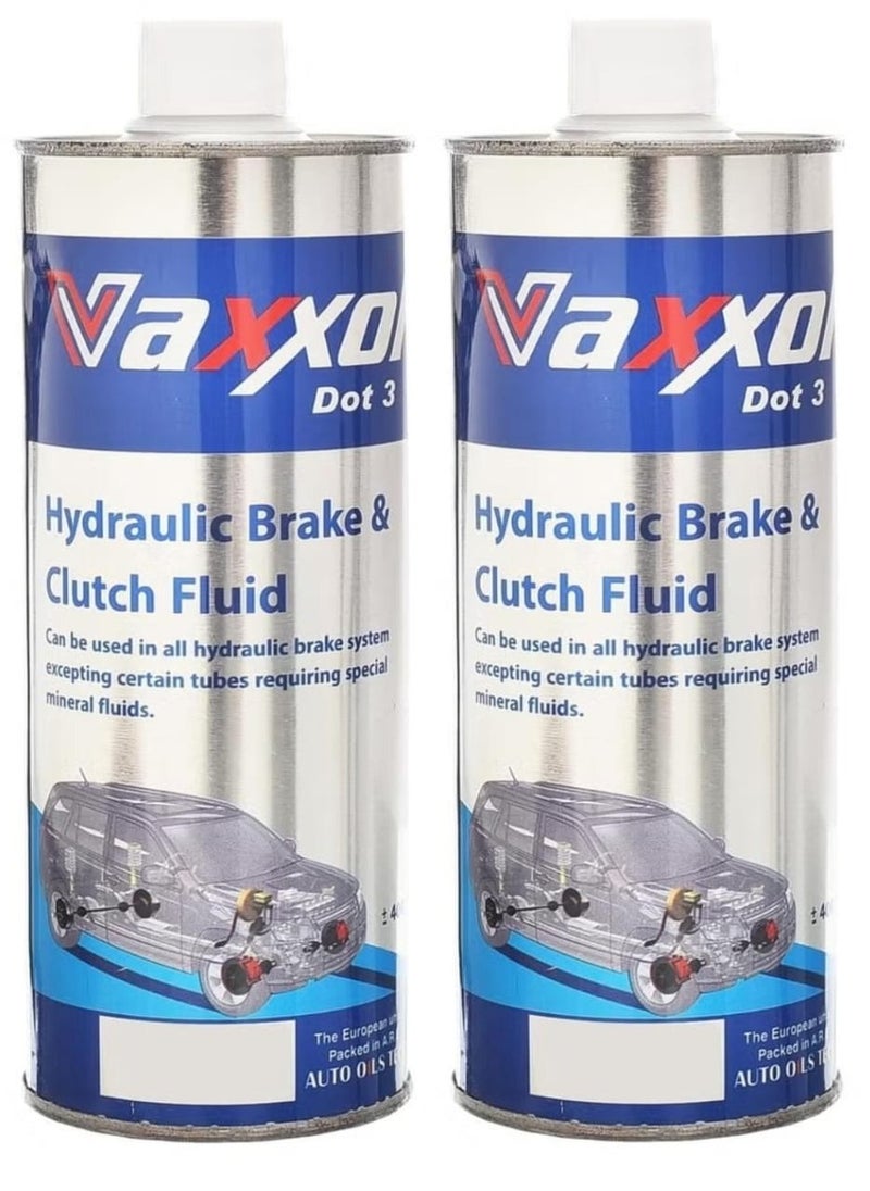 Generic Vaxxol DOT 3 Hydraulic Brake & Clutch Fluid 400g 2pcs  - Image 1