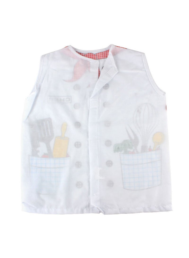 YelaJoy مجموعة ألعاب مطبخ لعب الأدوار للأطفال، زي الطهاة المبادلة - Image 4