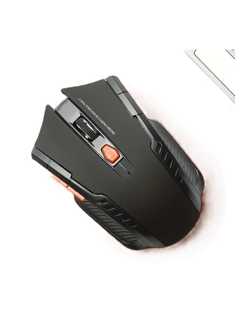 2.4GHz Wireless Gaming Mouse  Ergonomic Optical 6 Buttons Mice with USB Nano Receiver, Adjustable DPI, Silent Click, Portable Computer & Laptop Accessories for Office and Gamers - Image 4