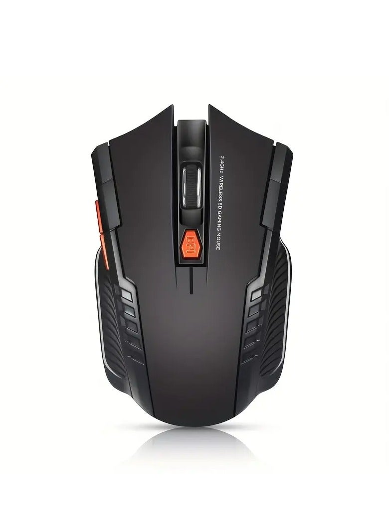 2.4GHz Wireless Gaming Mouse  Ergonomic Optical 6 Buttons Mice with USB Nano Receiver, Adjustable DPI, Silent Click, Portable Computer & Laptop Accessories for Office and Gamers - Image 5