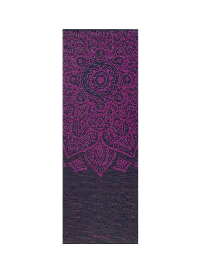 Gaiam Plum Sundial Yoga Mat Premium 6mm - Image 2