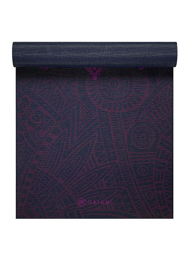 Gaiam Plum Sundial Yoga Mat Premium 6mm - Image 1