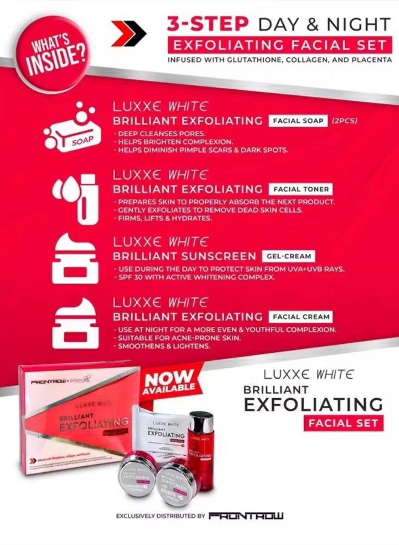 فرونترو مجموعة لوكس وايت بريليانت لتقشير الوجه - Image 3