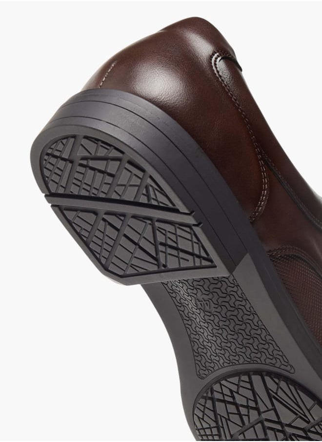 LBL by Shoexpress Mens Textured Derby Shoes With Lace-Up Closure  - Image 5