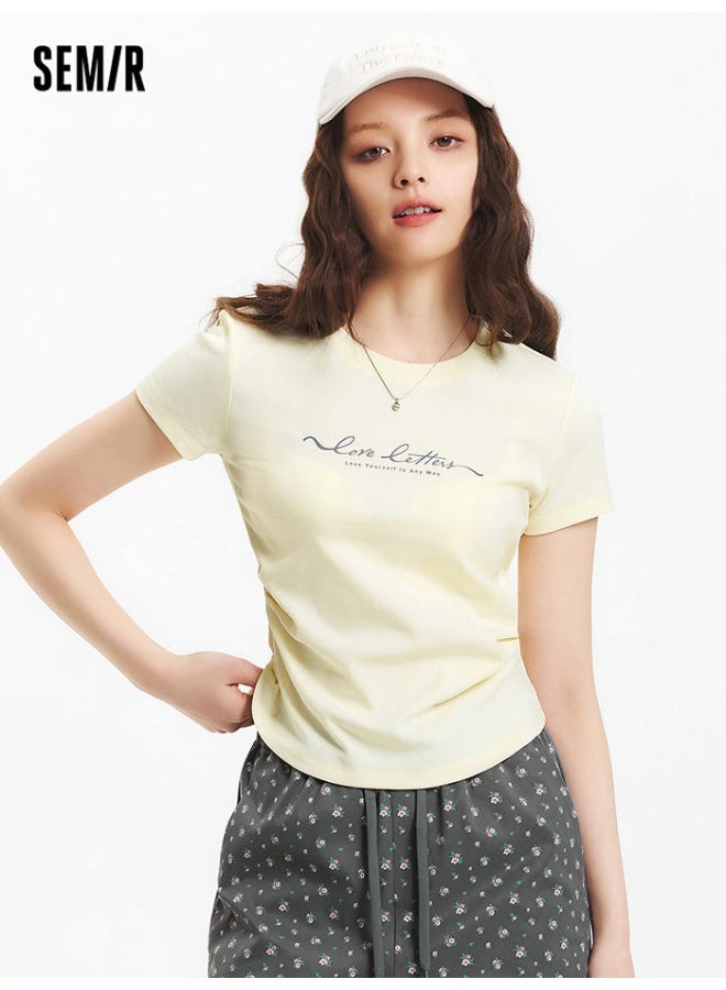 سيمير تيشيرت بطبعة أمامية للنساء - Image 1