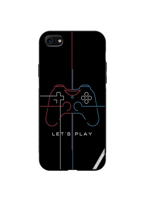 Protective Case Cover For Apple iPhone 7/8/SE 2020 Lets Play Design Multicolour
