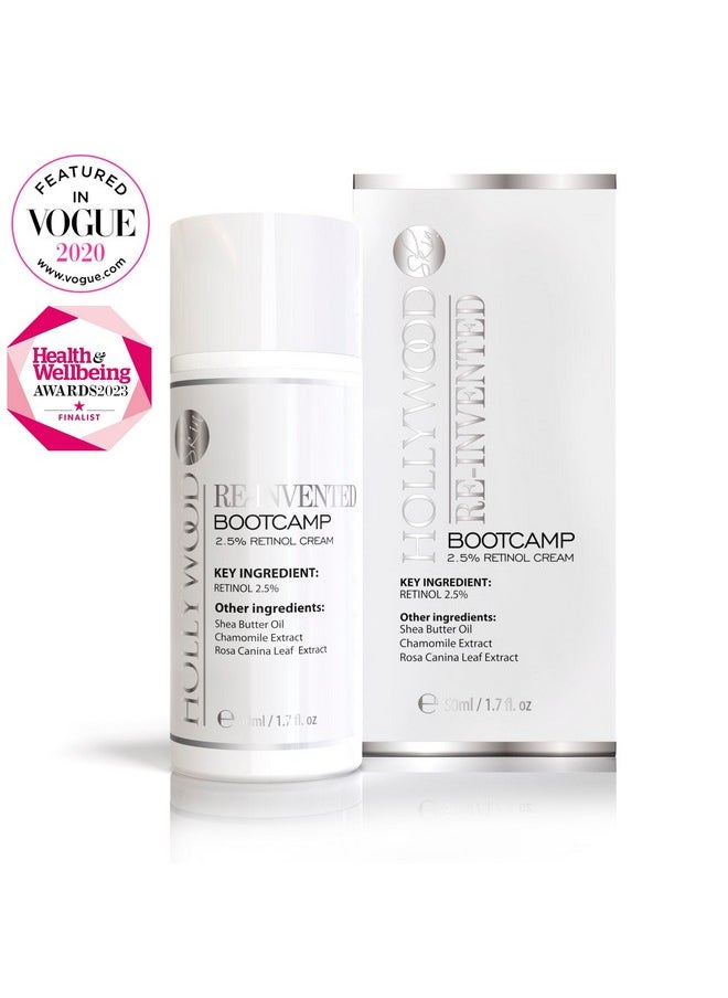 hollywoodskin Your Face Lift In A Bottle 2.5% Encapsulated Retinol Cream For Ultimate Agedefying Support. W/Shea Butter + Vitamin A C And B3. 50Ml Antiaging Cream.  - Image 2
