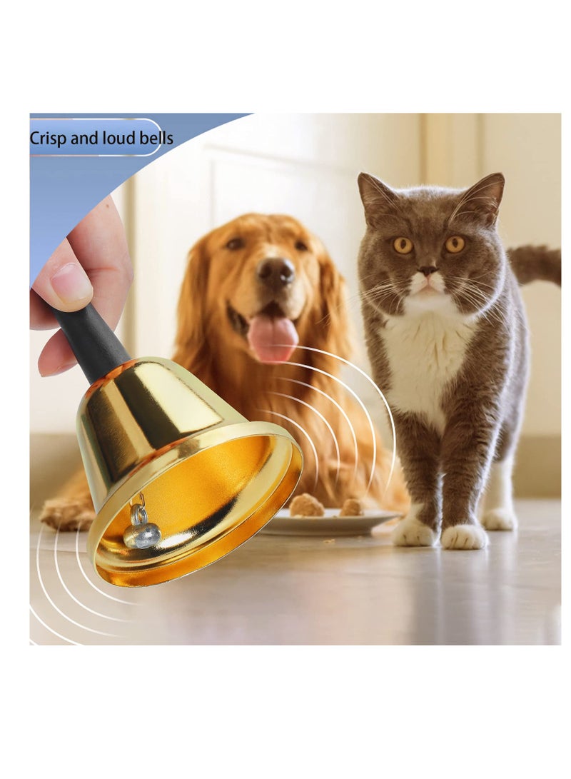 Metal Hand Bells Call Bells, Wooden Handle, for Adults, Kids, Music, Percussion - Image 4