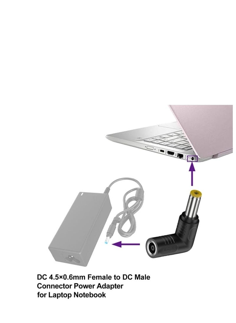 Terabyte 240W DC 4506 Female to DC 5525 Male Connector Laptop Power Adapter - Image 2