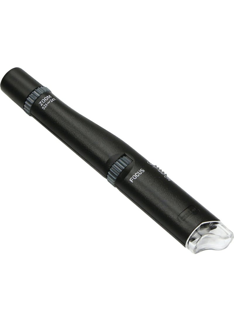 Carson Micropen 24X-53X Pen Size Pocket Microscope with LED Light MP-300  - Image 1