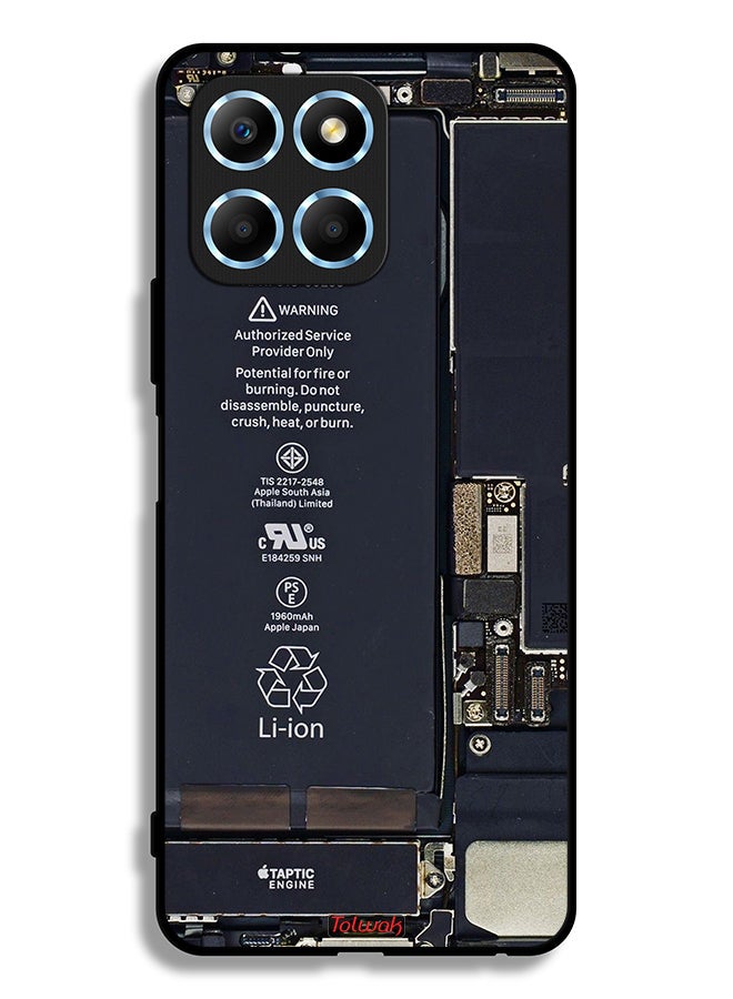 Tolwak غطاء حماية لهاتف Honor X6 بنمط دائرة كهربائية - Image 2
