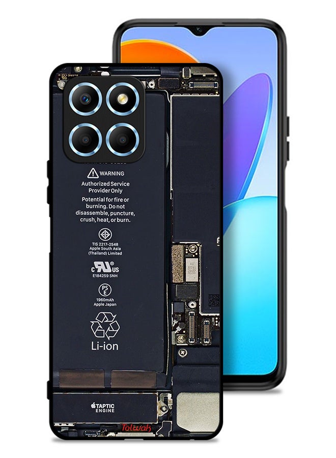 Tolwak غطاء حماية لهاتف Honor X6 بنمط دائرة كهربائية - Image 1