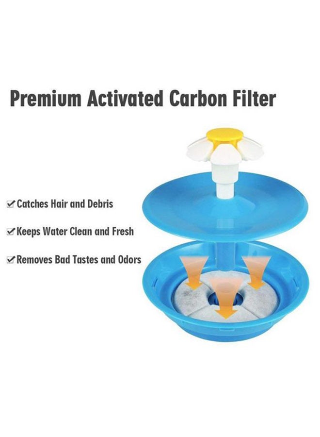 Loquat Fountain Water Drinking Bowl White/Blue/Green 60 centimeter - Image 3