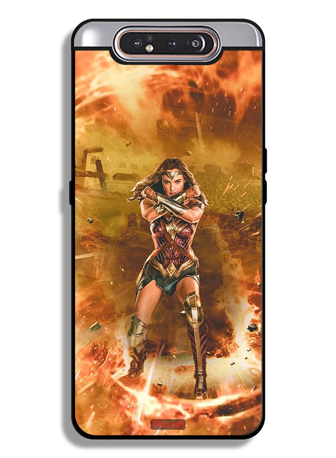 Tolwak Samsung Galaxy A80 Protective Case Cover Wonder Women - Image 1