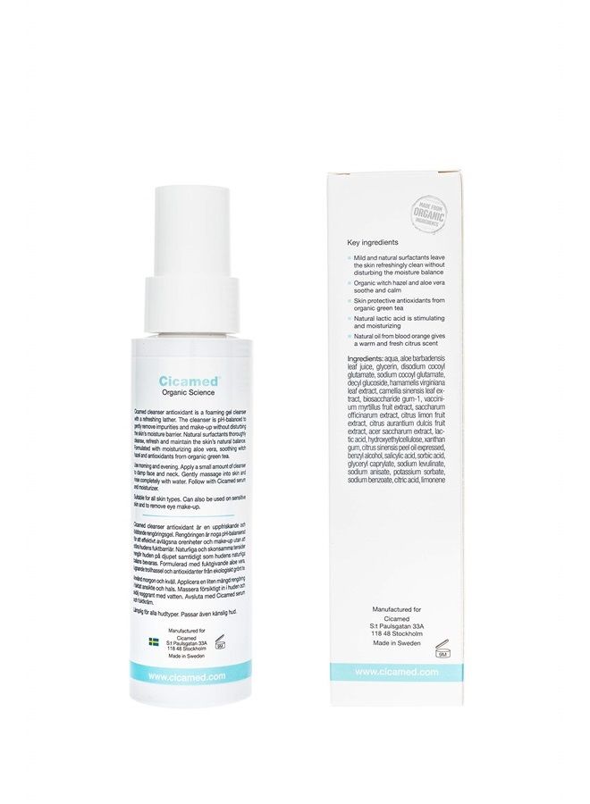 Cicamed Face Foaming Gel Cleanser, pH Balancing, Cicamed Organic Science - Image 5