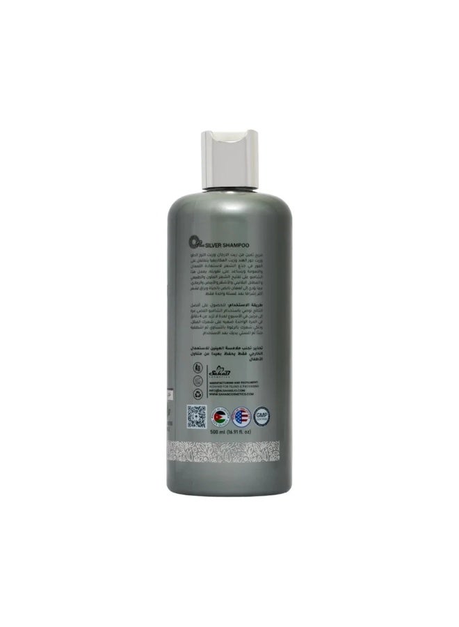 Oplus Silver Shampoo for Colored Hair 500ml - Image 2