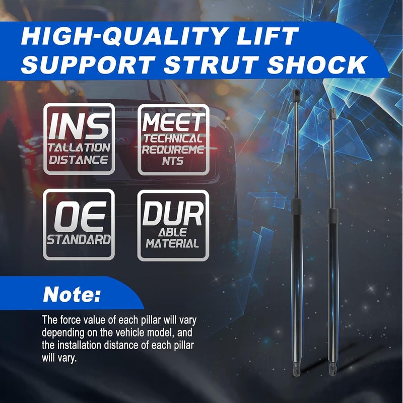 cycwer Rear Hatch Tailgate Lift Supports Shock Struts for 2007-2011 CRV Replaces 74820SWAA01 74820SWAA012 SG226024 6179,2-PC Set Gulf market standard build - Image 2