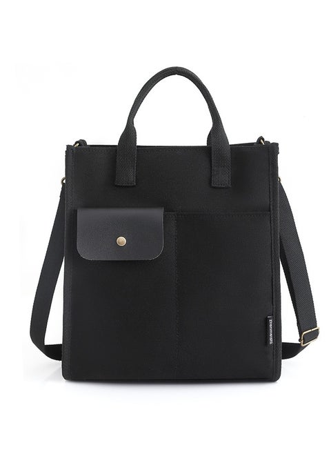 Large Capacity Tote New Class Commuting Versatile Canvas Shoulder Bag