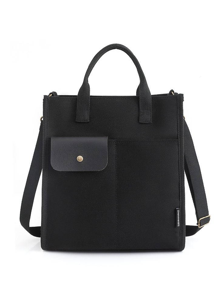 Large Capacity Tote New Class Commuting Versatile Canvas Shoulder Bag