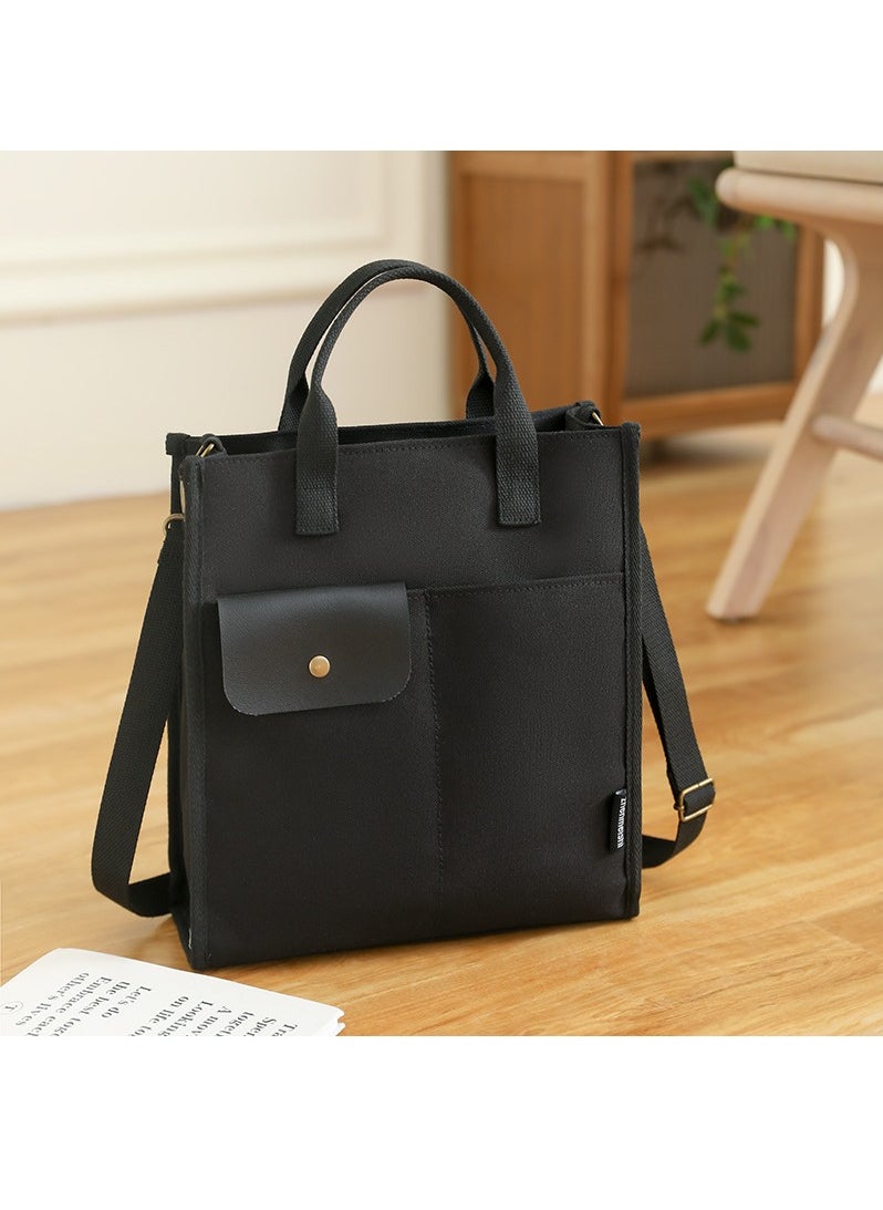 Large Capacity Tote New Class Commuting Versatile Canvas Shoulder Bag
