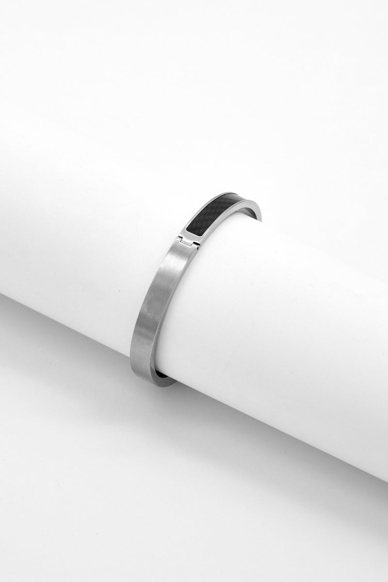 McLaren Men Agility Stainless Steel Bracelet, Sliver - Image 2